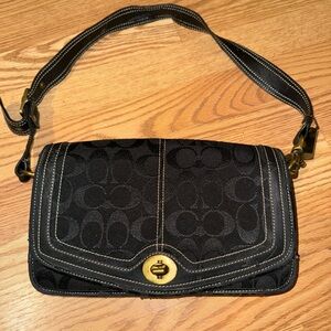 Vintage Y2K coach Black Designer Shoulder Bag